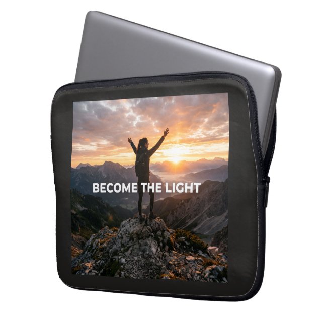 Become the Light Laptop Sleeve (Front Left)