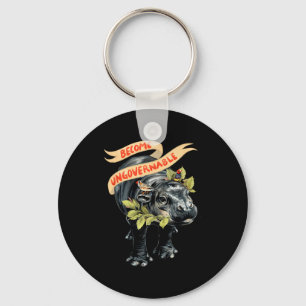 Become Ungovernable Funny Moo-deng  Keychain