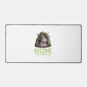 Become Ungovernable Long Sleeve T-Shirt Desk Mat