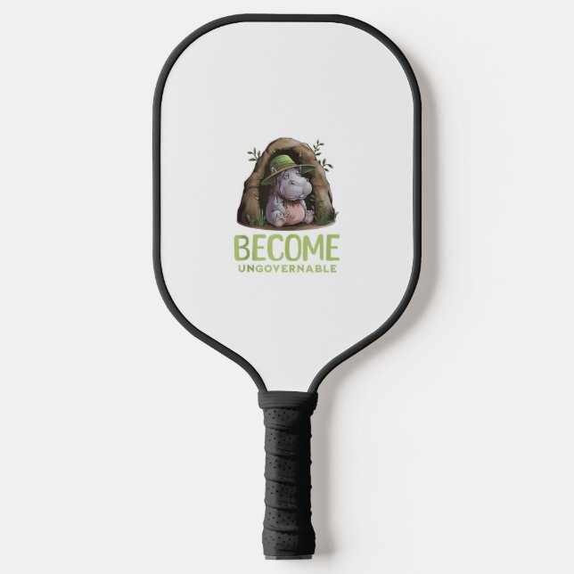 Become Ungovernable Tank Top Pickleball Paddle (Front)