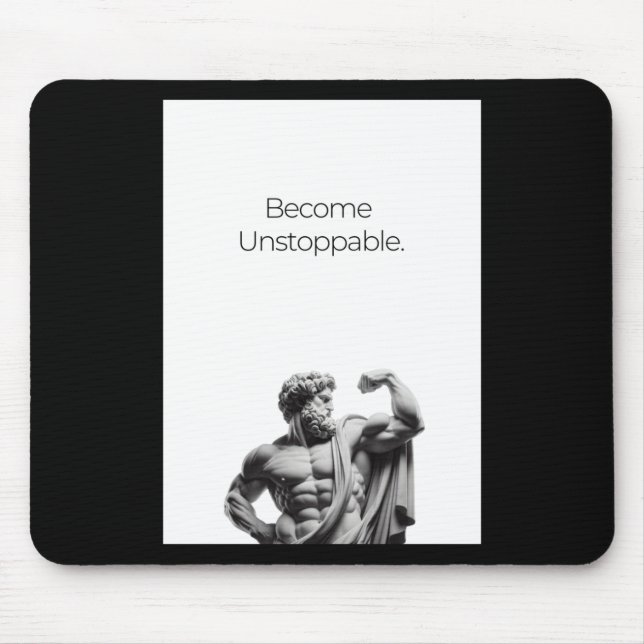 Become Unstoppable Sticker  Mouse Pad (Front)