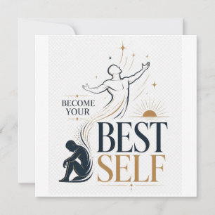 Become Your Best Self Inspirational Personal Growt Invitation