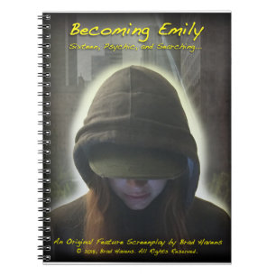 Becoming Emily Poster on a handy Notebook
