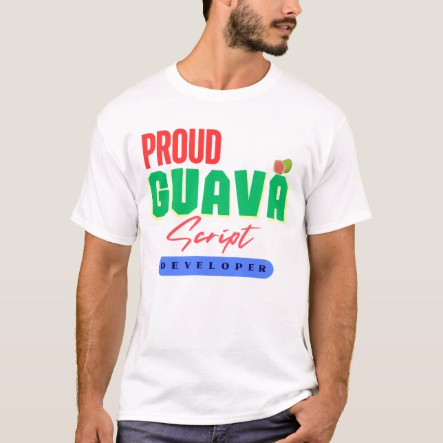 Becoming GuavaScript Language Developer on Shirt (Front)