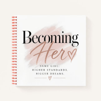 Becoming Her Inspirational Journal | Motivational