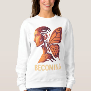 Becoming Light – Human Metamorphosis Design Sweatshirt