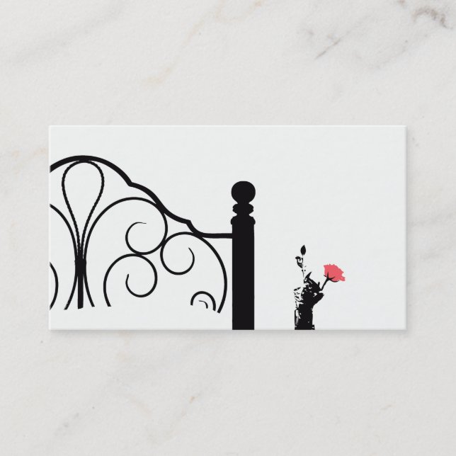 Bed & Breakfast Carte de visite Rose (Devant)