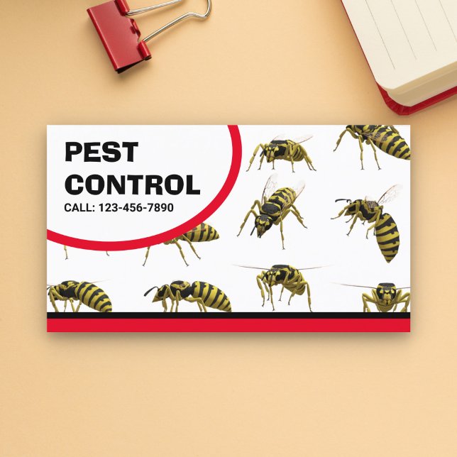 Bed Bugs Removal Pest Control Service Business Car Card (Creator Uploaded)