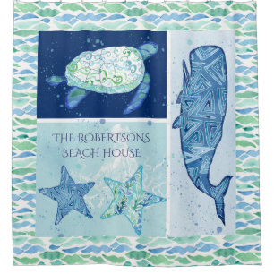 Bed n Breakfast Beach Ocean Whale Starfish Turtle