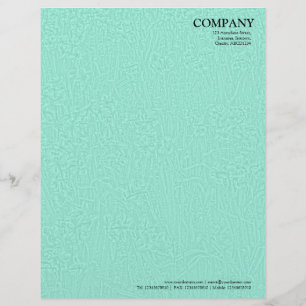 Bed of Daffodils Texture - Pale Turquoise Letterhead