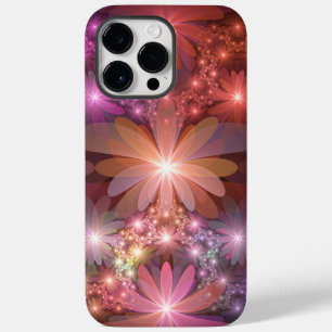 Bed Of Flowers Colourful Shiny Abstract Fractal Ar Case-Mate iPhone 14 Pro Max Case