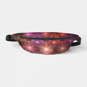 Bed Of Flowers Colourful Shiny Abstract Fractal Ar Fanny Pack