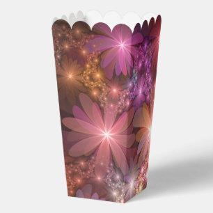 Bed Of Flowers Colourful Shiny Abstract Fractal Ar Favor Box