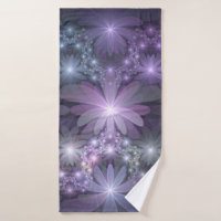 Bed of Flowers Trendy Shiny Abstract Fractal Art