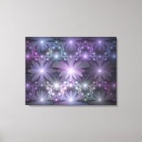 Bed of Flowers Trendy Shiny Abstract Fractal Art
