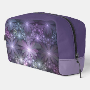 Bed of Flowers Trendy Shiny Abstract Fractal Art Dopp Kit