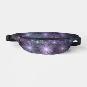 Bed of Flowers Trendy Shiny Abstract Fractal Art Fanny Pack