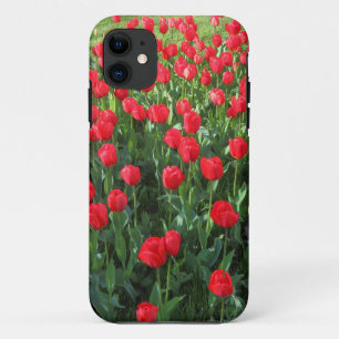 Bed of Red Tulips 01 iPhone 11 Case