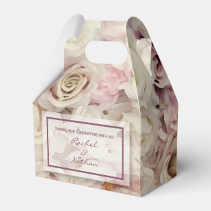 Bed of Roses Gable Box Wedding Favours