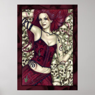 Bed of Skulls Poster
