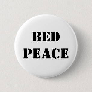 Bed Peace 2 Inch Round Button