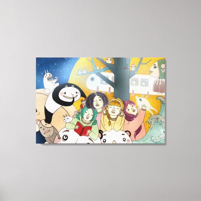 Bed time Story 2013 Canvas Print (Front)