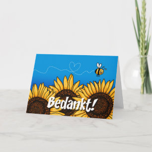Bedankt! (Dutch thank you card)