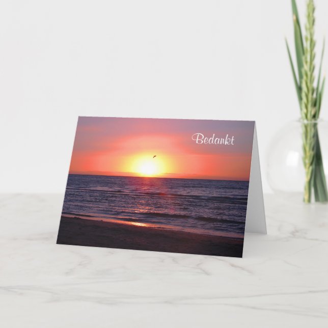 Bedankt - Merci en néerlandais (Devant)