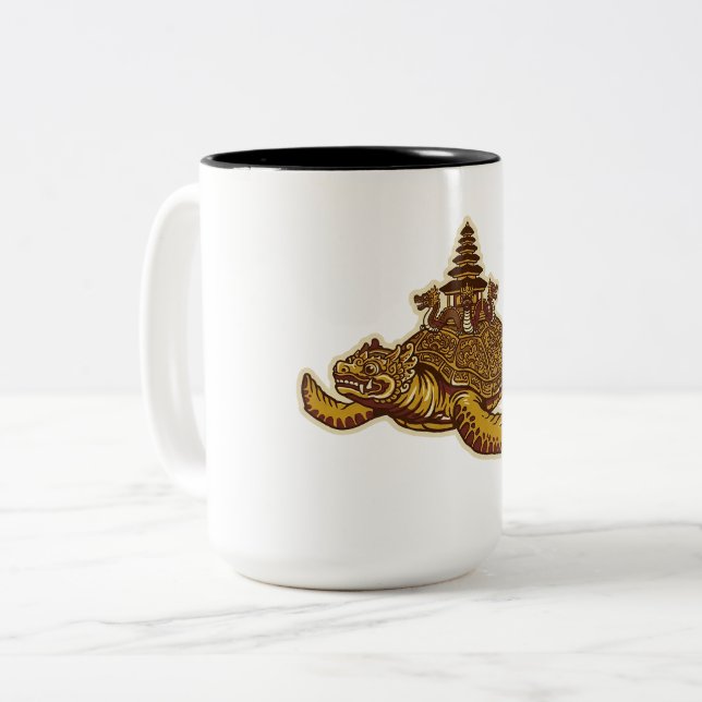 Bedawang Nala Two-Tone Coffee Mug (Front Left)