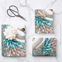 Bedazzled Diamond Swan Gold Crystal Bling