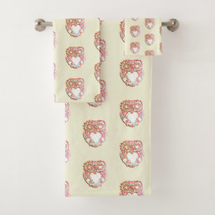 Bedazzled Owl Bath Towel Set