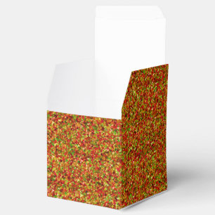 Bedazzled Sparkles,Holiday Blend-FAVOR BOX, square Favor Box