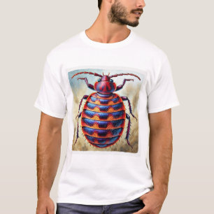 Bedbug dorsal view 170724IREF226 - Watercolor T-Shirt