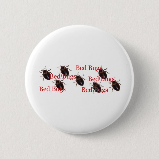 bedbugs 2 inch round button (Front)