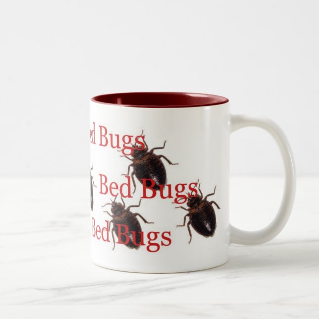 bedbugs Two-Tone coffee mug (Right)