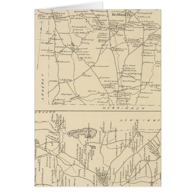Bedford, Amherst, Hillsborough Co (Front)