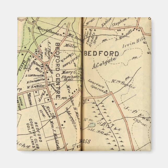 Bedford, New York 2 Magnet (Front)