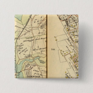 Bedford, New York 6 2 Inch Square Button
