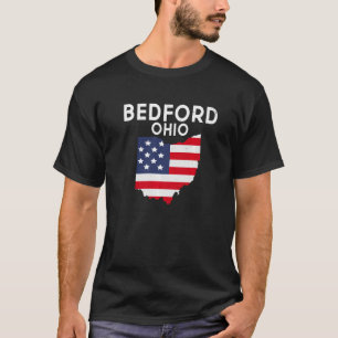 Bedford Ohio USA State America Travel Ohioan Premi T-Shirt