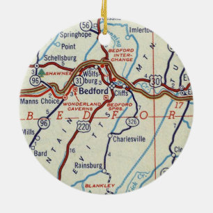 Bedford PA Ceramic Ornament