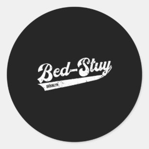 Bedford Stuyvesant Bed Stuy Brooklyn New York City Classic Round Sticker