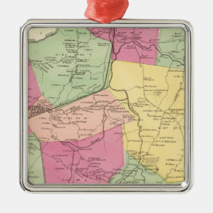 Bedford,Town Metal Ornament