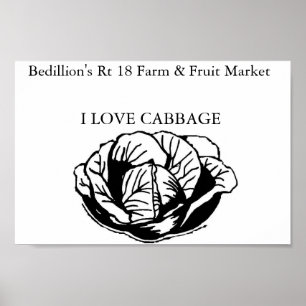 Bedillion's Farm Market Poster