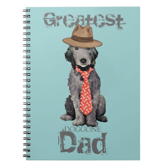 Bedlington Dad Notebook (Front)