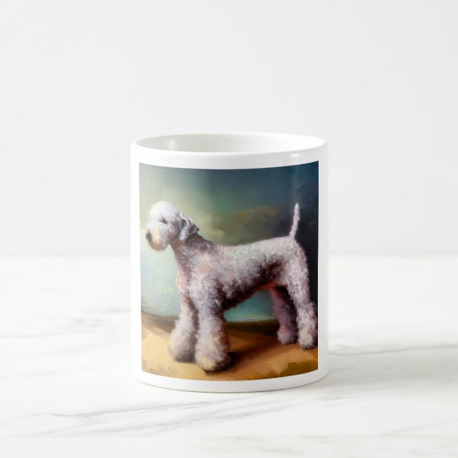 Bedlington Terrier Dog  Coffee Mug (Center)