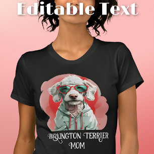 Bedlington Terrier Dog Mom Sunglasses T-Shirt