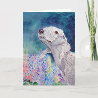Bedlington Terrier Greeting Cards