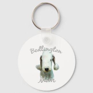 Bedlington Terrier Mom 2 Keychain