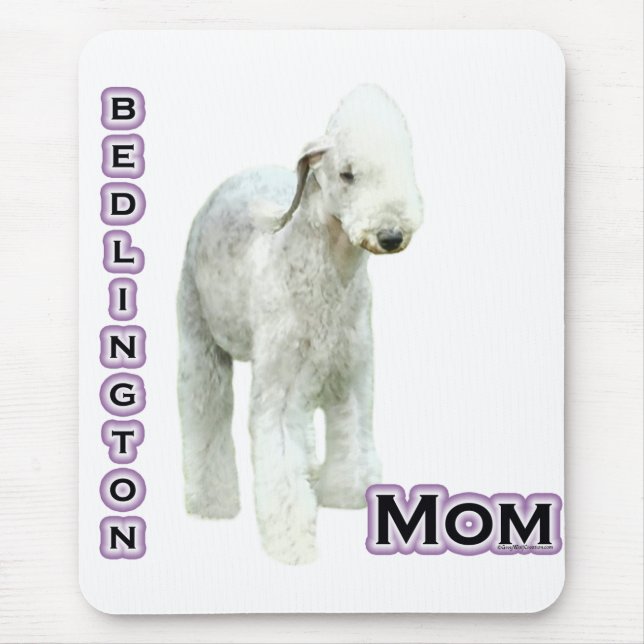 Bedlington Terrier Mom 4 Mouse Pad (Front)