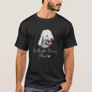Bedlington Terrier Mom Cute Puppy Dog Owner T-Shirt